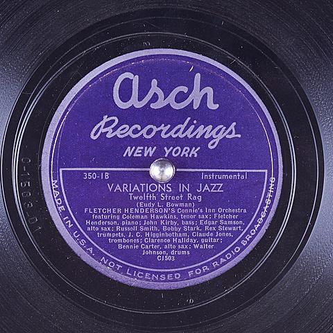 Fletcher Henderson and His Connies Inn Orchestra record "Twelfth Street Rag"