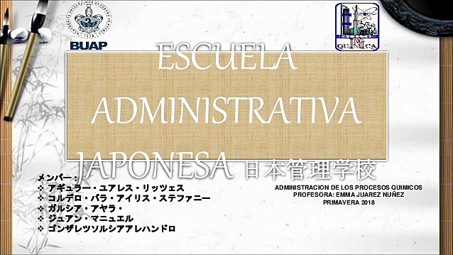 Escuela Japonesa de la Administración