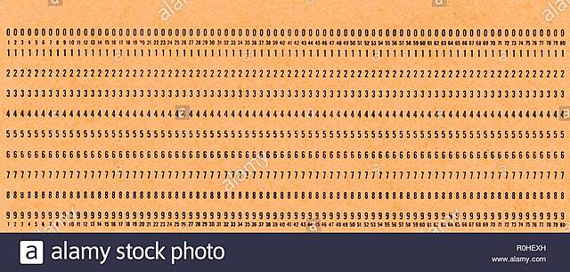 LA PRIMERA TARJETA PERFORADA