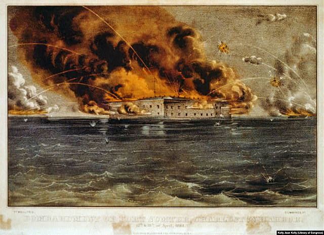 South Attacks Fort Sumter