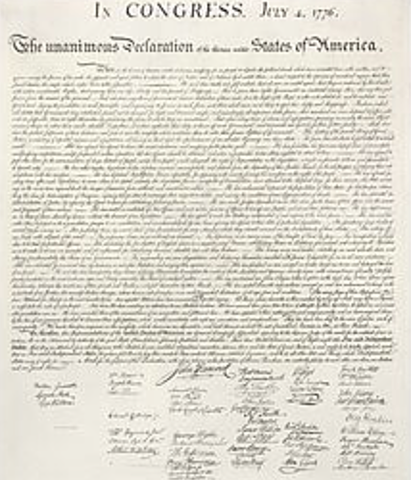 Declaration of independence