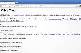 "Nace el primer sitio web de World Wide Web"