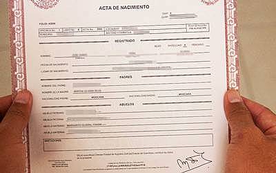 Actas no consideradas información confidencial.