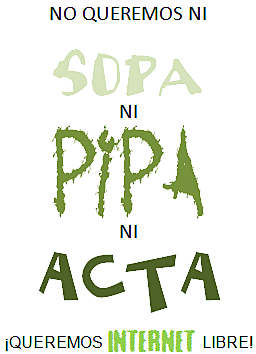 Aparecen ACTA y SOPA
