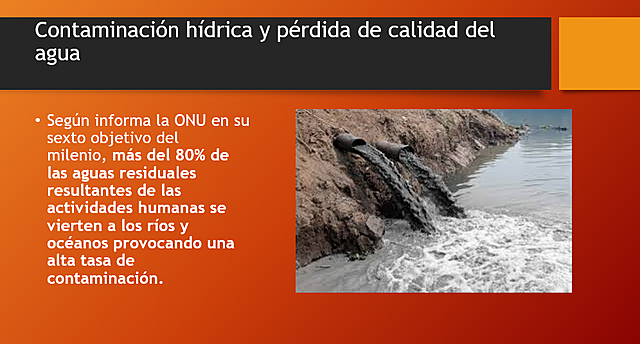 Contaminación hídrica