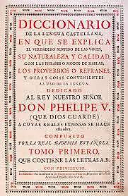 El Diccionario de autoridades