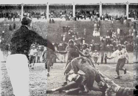 Primer Juego de Americano entre UNAM vs IPN, resultando ganador el IPN