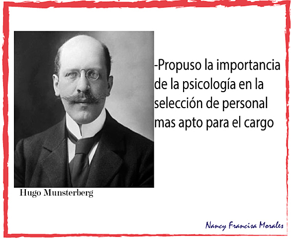 Ciencias del comportamiento. Hugo Müsterberg