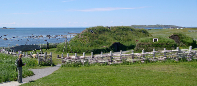 Vikings land in L'Anse aux Meadows