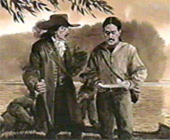 Radisson and des Groseilliers reach Hudson Bay