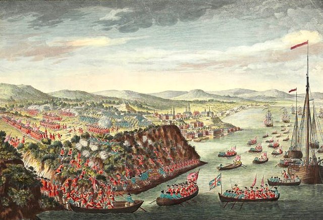 British conquest of Quebec begins