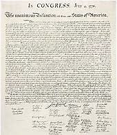 Declaration of Indepedence Adopted