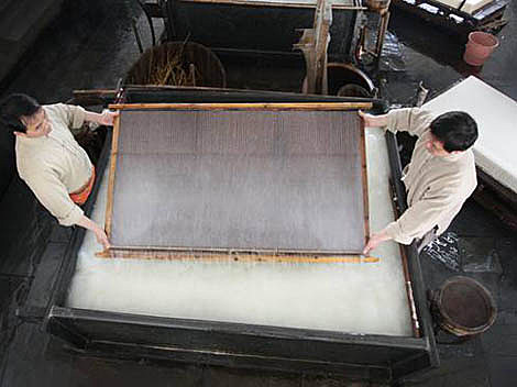 Papel hecho en China