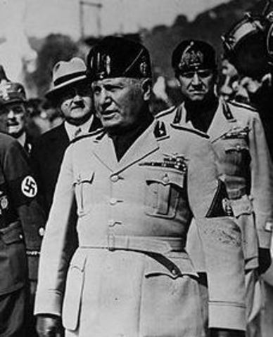 Mussolini takes power in Italy