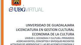 Timeline: ECONOMÍA DE LA CULTURA