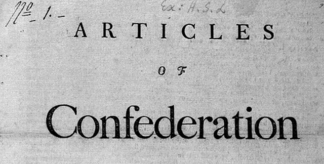 Articles of confederation