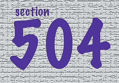 Rehabilitation Act Amendments Section 504