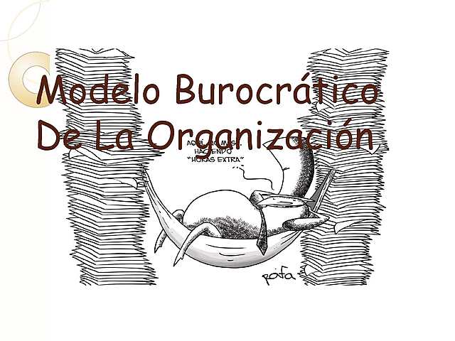 MODELO BUROCRATICO DE ORGANIZACION