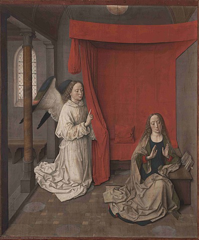 The annunciation.
