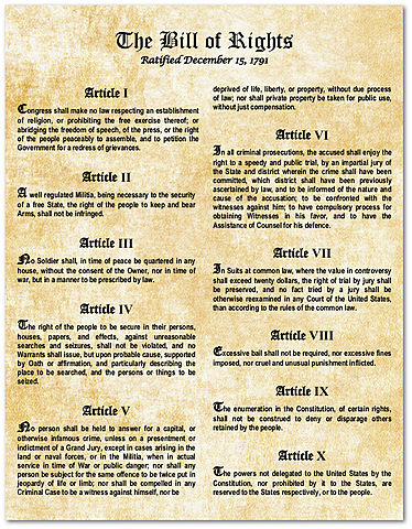 The Bill of Rights