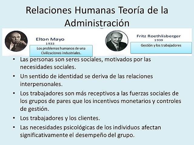Elton Mayo y F.J. Roethlisberger - Ciencias del Comportamiento