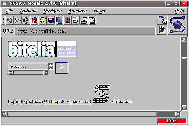 Primer Navegador Web (Mosaic)