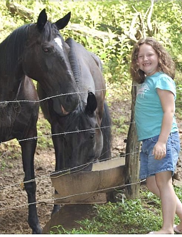 Riding my first horse