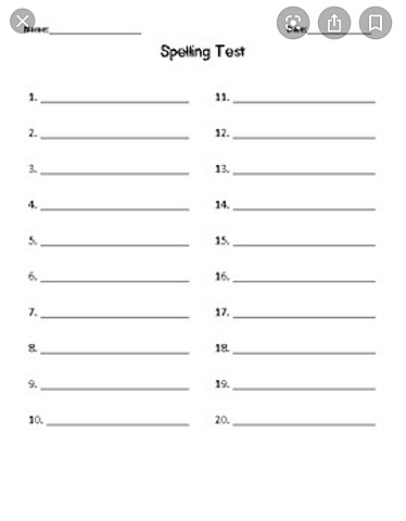 Spelling Test