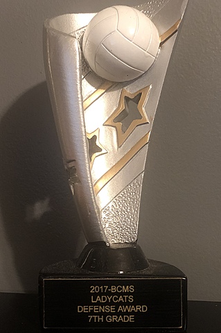 When I won my first volleyball trophy.