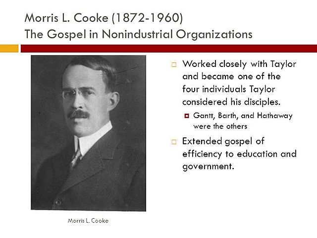 Morris L Cooke