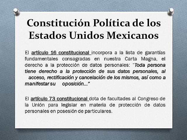 REFORMA AL ARTÍCULO 16 CONSTITUCIONAL