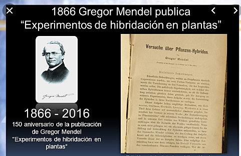 Mendel presentó sus trabajos