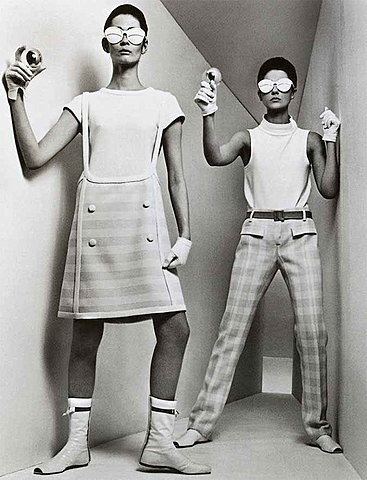 Cristóbal Balenciaga, André Courrèges sets up his own house of fashion design.