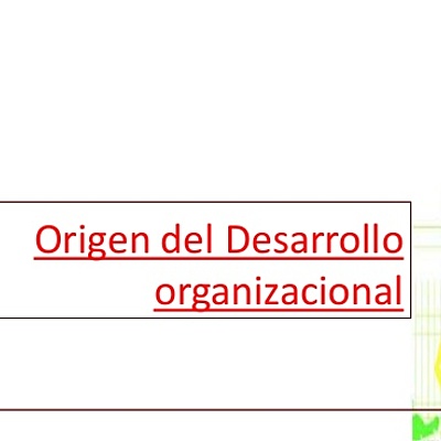 Timeline: Antecedentes del desarrollo organizacional