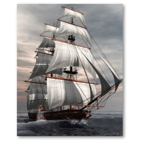 SS Savannah Crosses the Atlantic