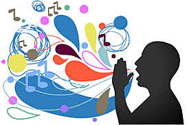 Speaking in front of a class