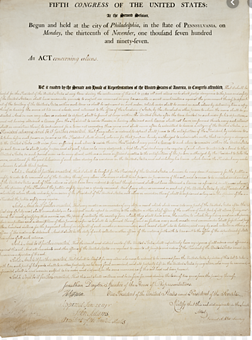 Alien and Sedition Act