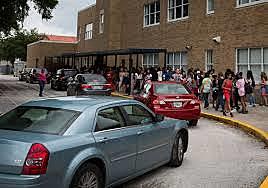 Being picked up after school