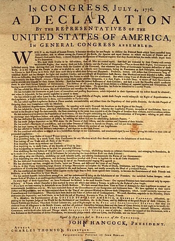 Declaration is signed