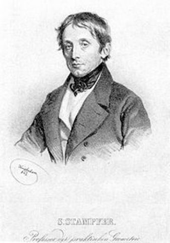 Simon von Stampfer became aware of the idea after reading the 'Journal of Physics and Mathematics'