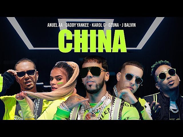 ESTRENO: Ya está aquí "China", lo nuevo de Anuel AA, Daddy Yankee, Karol G, Ozuna y J Balvin