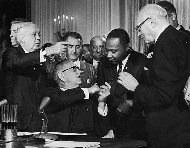 The Civil Rights Act becomes law