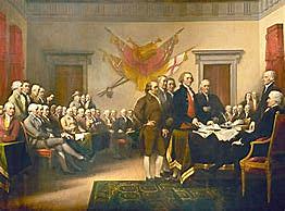 Declaration of independence Adopted