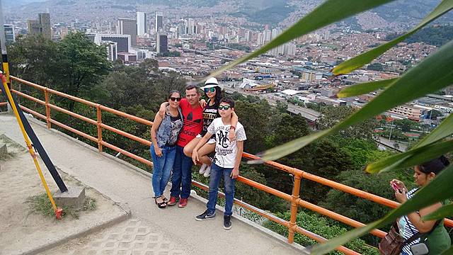 fui a medellín