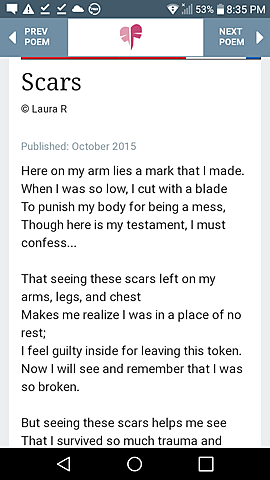 Reading poems online