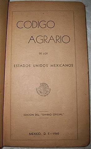 Códigos Agrarios de 1940