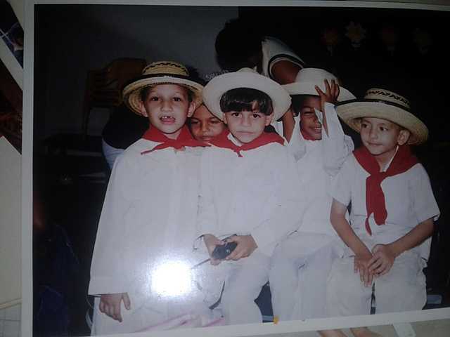 Un recuerdo con mis amigos en ese momento