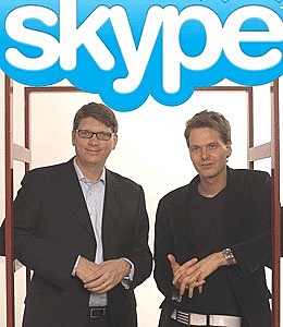 Janus Friis y Niklas Zennström