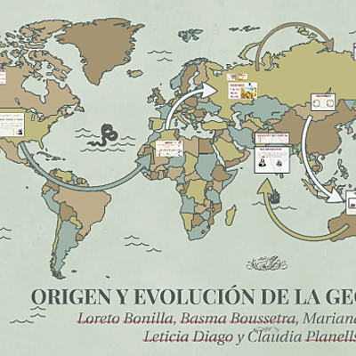 Timeline: LA EVOLUCIÓN DE LA GEOGRAFÍA
