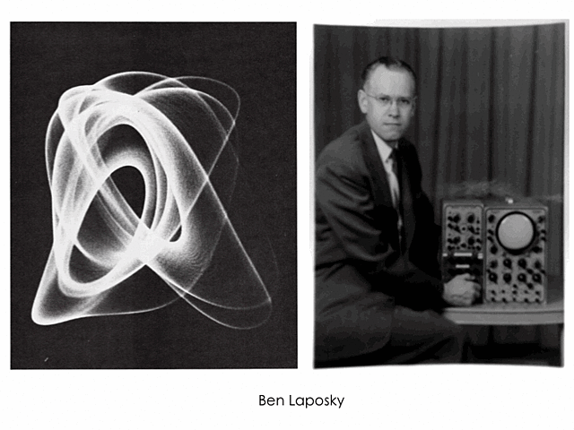 Primeras imágenes gráficas en un osciloscopio